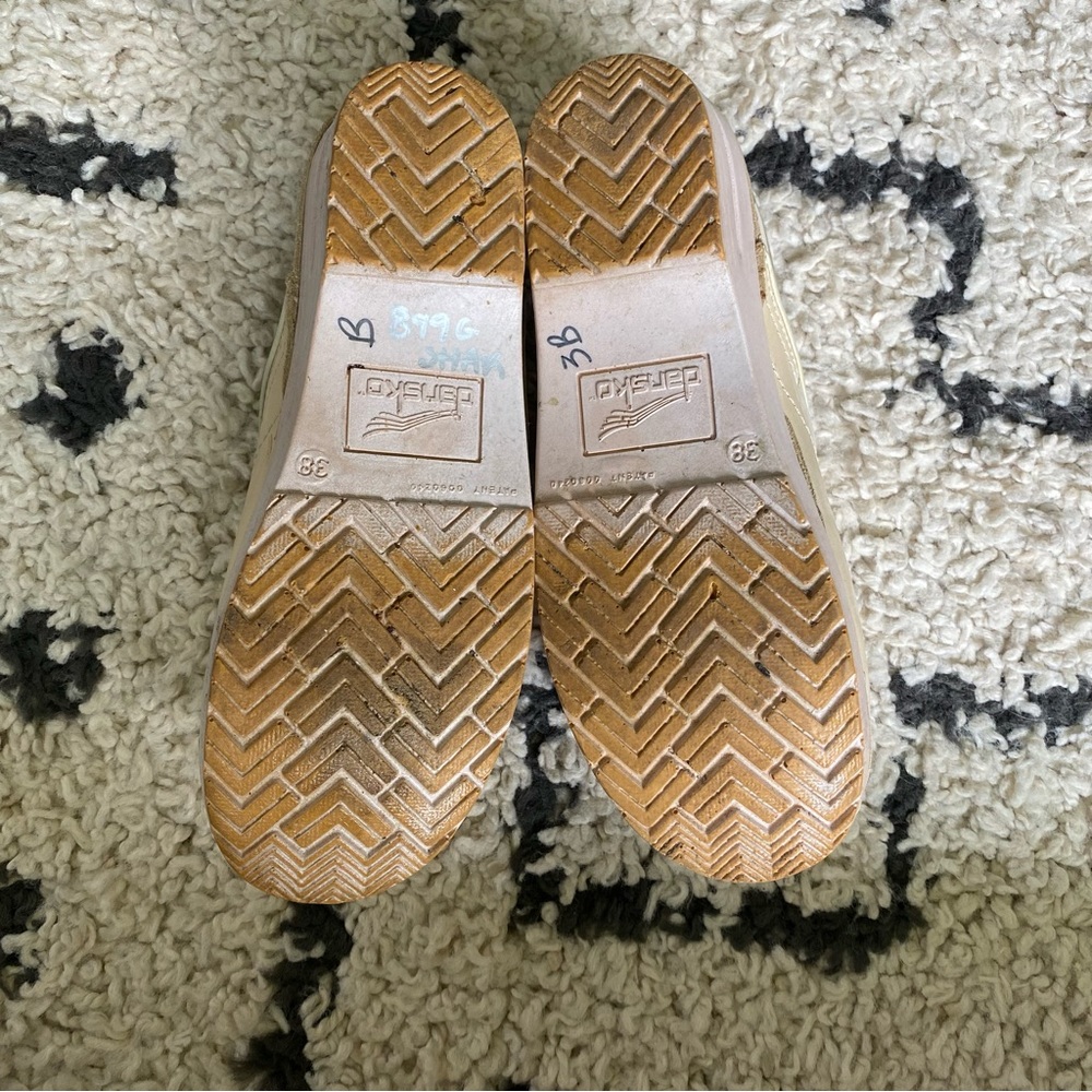 Dansko Cream Clogs - Picture 2 of 5